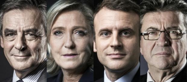 Macron et Le Pen toujours en tête mais en baisse Macron et Le Pen toujours en tête mais en baisse