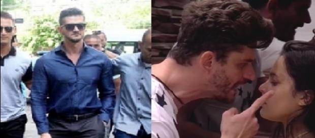 Marcos foi indiciado pela polícia após agredir namorada na casa Marcos foi indiciado pela polícia após agredir namorada na casa