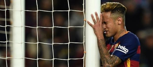 Neymar não teve sucesso nesta quarta Neymar não teve sucesso nesta quarta