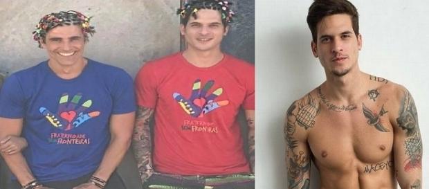 Reynaldo Gianecchini posta foto ao lado de modelo gato na África Reynaldo Gianecchini posta foto ao lado de modelo gato na África