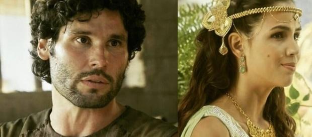 'O Rico e Lázaro': Asher diz ama Joana e Kassaia o agradece 'O Rico e Lázaro': Asher diz ama Joana e Kassaia o agradece
