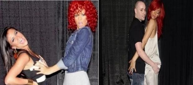 Rihanna e suas fotos inusitadas com os fãs Rihanna e suas fotos inusitadas com os fãs