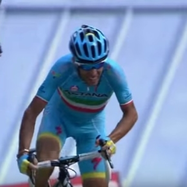 Vincenzo Nibali al Giro d'Italia dello scorso anno