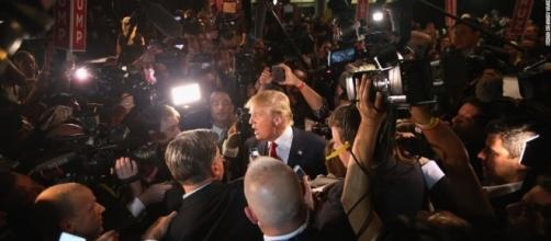 Donald Trump ditches his press pool again, spurring sharp / Photo by cnn.com via Blasting News library