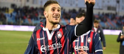 Diego Falcinelli attaccante dell'F.C. Crotone.