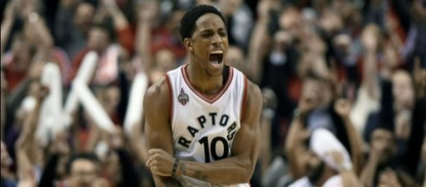 DeMar DeRozan was on a mission in game four, pouring in 34 points- thesportsfanjournal.com DeMar DeRozan was on a mission in game four, pouring in 34 points- thesportsfanjournal.com
