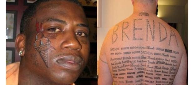 Duas tatuagens bem esquisitas. Duas tatuagens bem esquisitas.