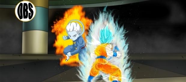 Goku se enfrenta a Daishinkan Sama Goku se enfrenta a Daishinkan Sama