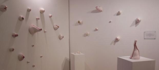 Pamela Flynn recently exhibited her art at the Phoenix Gallery in NYC. / Photo via Pamela Flynn, used with permission. Pamela Flynn recently exhibited her art at the Phoenix Gallery in NYC. / Photo via Pamela Flynn, used with permission.