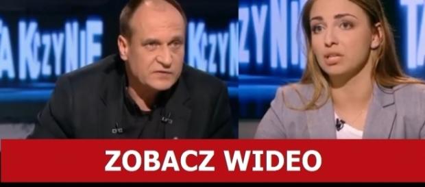 Paweł Kukiz zmasakrował Kingę Gajewską. Źródło: TAK czy NIE. Paweł Kukiz zmasakrował Kingę Gajewską. Źródło: TAK czy NIE.