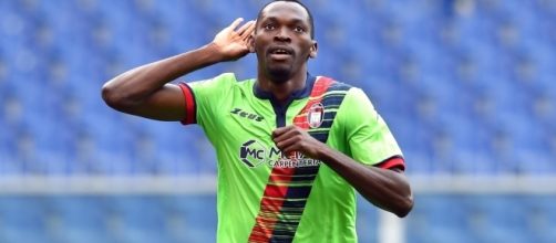 Nwankwo Simy, attaccante dell'F.C. Crotone.