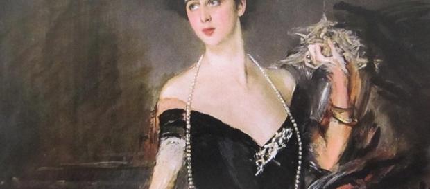 La bellissima Franca Florio nel suo più celebre ritratto La bellissima Franca Florio nel suo più celebre ritratto