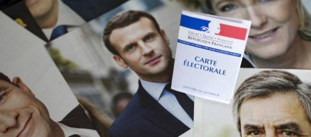 Marine Le Pen y Emmanuel Macron lideran los sondeos de las elecciones francesas Marine Le Pen y Emmanuel Macron lideran los sondeos de las elecciones francesas
