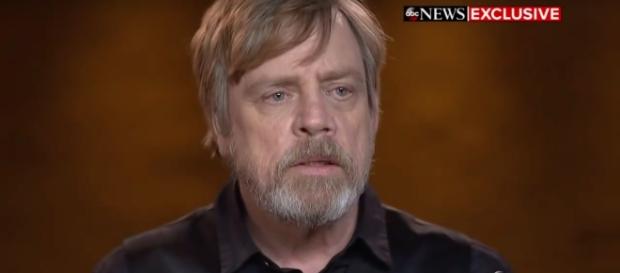 Mark Hamill durante l'intervista per ABC News Mark Hamill durante l'intervista per ABC News