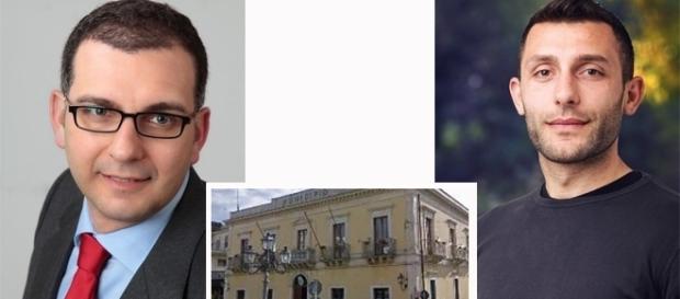 Michele Gianni (candidato Sindaco) e Salvo Vasques Michele Gianni (candidato Sindaco) e Salvo Vasques