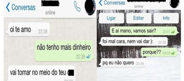 Pessoas ignorantes no WhatsApp Pessoas ignorantes no WhatsApp