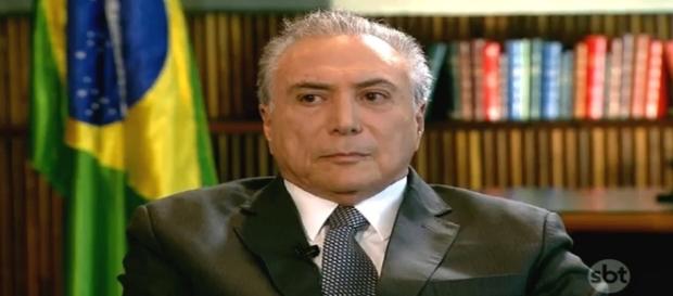 Temer em entrevista ao canal SBT Temer em entrevista ao canal SBT