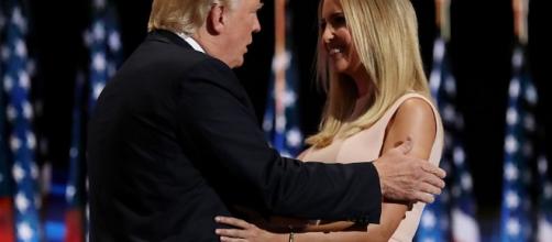 Ivanka Trump defence of father met with booes at conference. -image credit theblaze.com