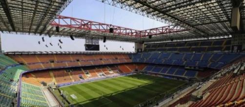 Lo stadio San Siro - Meazza di Milano.