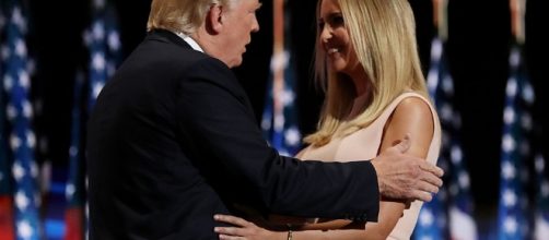 Ivanka Trump defence of father met with booes at conference. -image credit theblaze.com