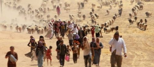 Migrazioni forzate e profughi ambientali: saranno 250 milioni le persone in fuga entro il 2050. Foto: lanuovaecologia.it.