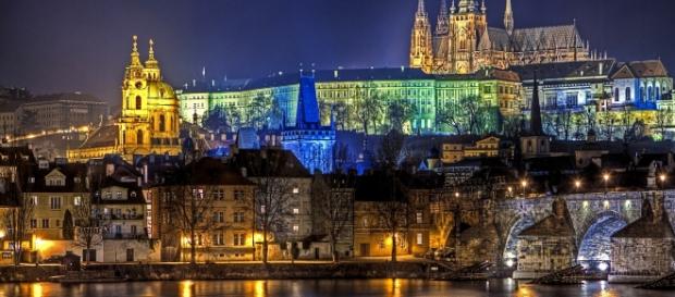 Il castello di Praga in tutto il suo splendore Il castello di Praga in tutto il suo splendore