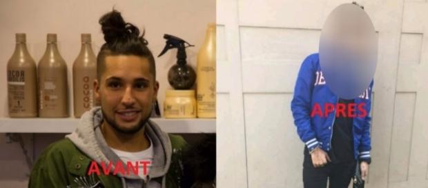Le nouveau look d'Eddy AVANT/APRES Le nouveau look d'Eddy AVANT/APRES