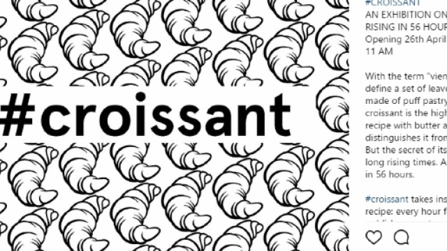 La locandina della mostra dal profilo Instagram di contemporary.rome