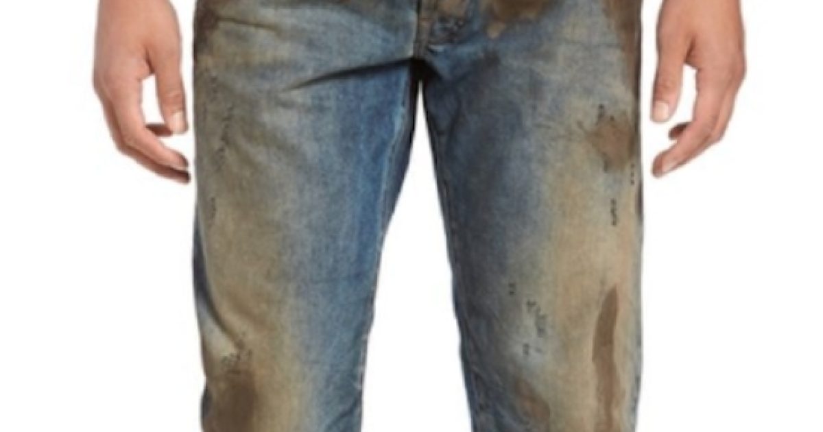 Nordstrom sells fake muddy jeans for 425 a pair
