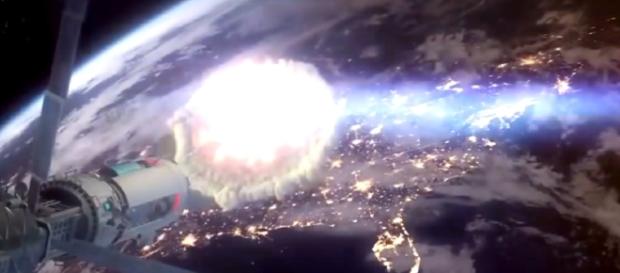 A bomba nuclear precisa explodir a apenas 450 km da Terra para que o ataque seja eficaz A bomba nuclear precisa explodir a apenas 450 km da Terra para que o ataque seja eficaz