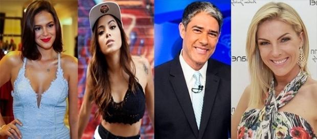 Alguns famosos se evitam ao máximo dentro e fora da TV Alguns famosos se evitam ao máximo dentro e fora da TV