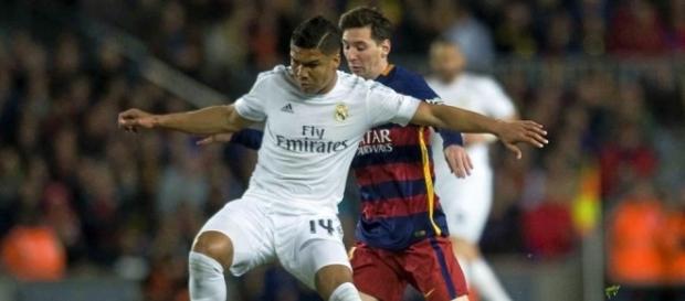 Casemiro, durante un encuentro disputado con el Real Madrid la pasada temporada Casemiro, durante un encuentro disputado con el Real Madrid la pasada temporada