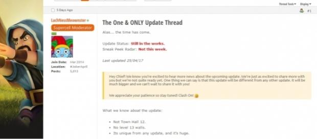 'Clash of Clans' next update: Shipwreck finally coming! (forum.supercell.com) 'Clash of Clans' next update: Shipwreck finally coming! (forum.supercell.com)