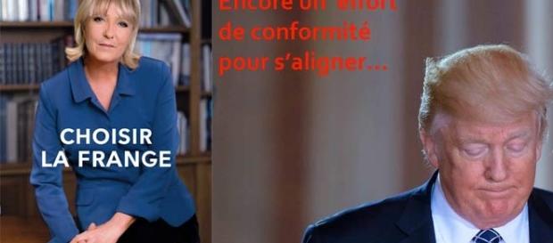 Marine Le Pen, Trumpidolâtre, obligée, depuis l'Élysée, de se prononcer sur l'internement de Donald Trump ? Voulez-vous nous en priver ? Marine Le Pen, Trumpidolâtre, obligée, depuis l'Élysée, de se prononcer sur l'internement de Donald Trump ? Voulez-vous nous en priver ?