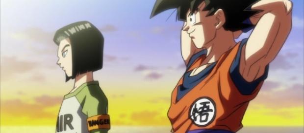No.17 y Goku en el episodio 87 No.17 y Goku en el episodio 87