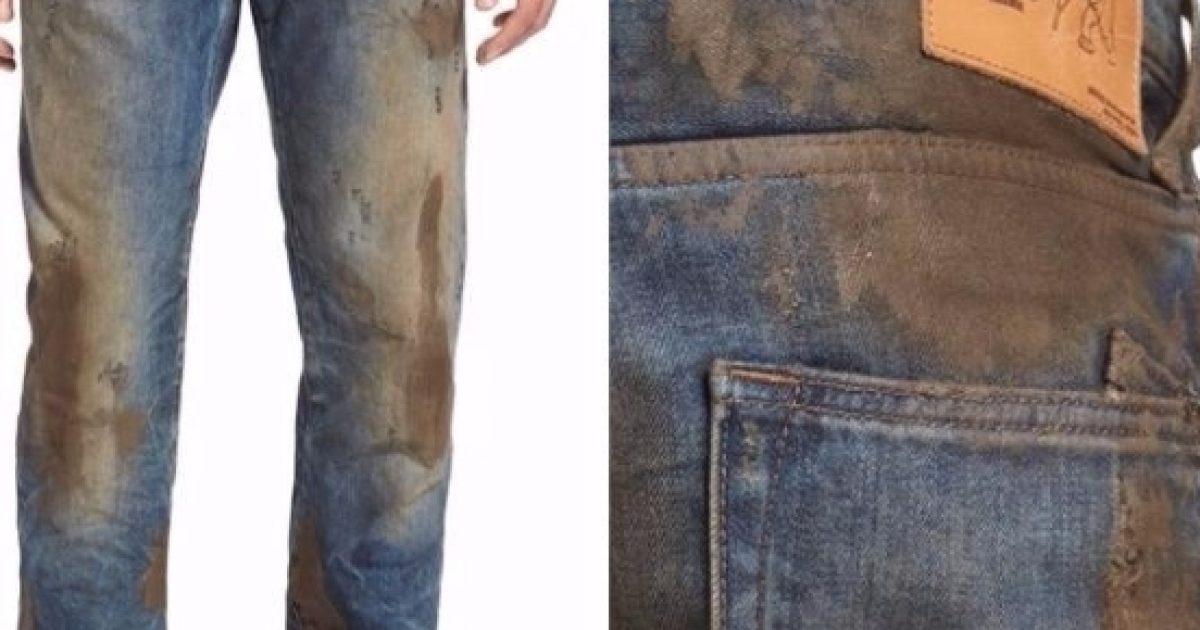 ‘Get down and dirty’ in Nordstrom’s mudcaked jeans at ‘only’ 425