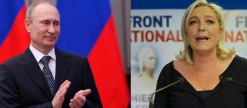 Putin e Le Pen (credits: Secolo d'Italia)