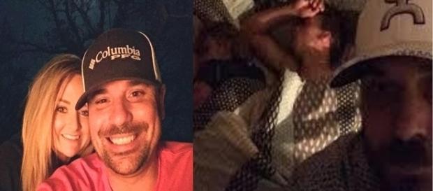 Homem chega em casa, e pega sua namorada dormindo com outro Homem chega em casa, e pega sua namorada dormindo com outro