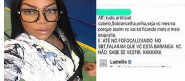 Ludmilla responde seguidora de forma incrível Ludmilla responde seguidora de forma incrível