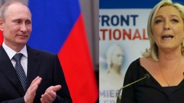 Putin e Le Pen (credits: Secolo d'Italia)