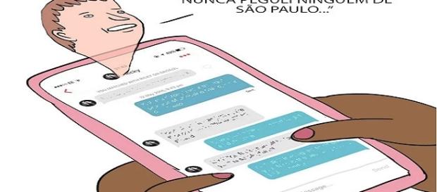 Foto do site buzz feed/ o cara escroto do Tinder Foto do site buzz feed/ o cara escroto do Tinder
