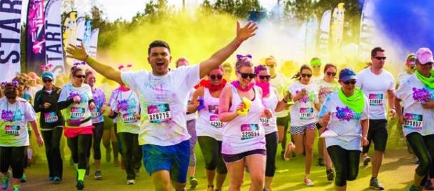 The Color Run, la course de 5K la plus colorée du monde. The Color Run, la course de 5K la plus colorée du monde.