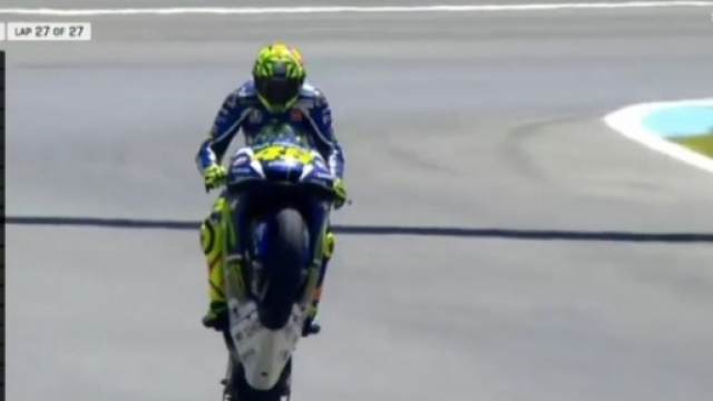 Valentino Rossi vincitore a Jerez nel 2016