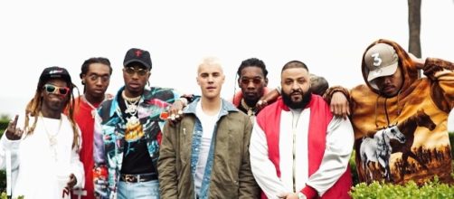 DJ Khaled's new “I'm The One” music video and song are now online. [Image via Blasting News image library/stereogum.com]