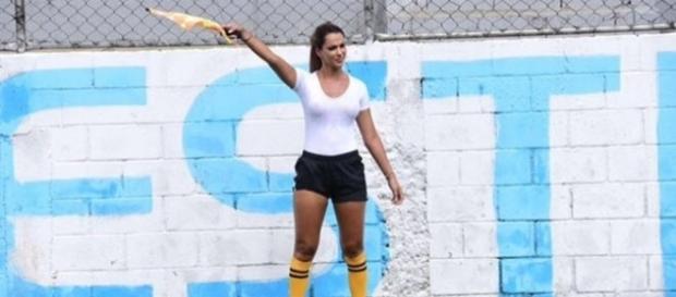 Com foto na carreira de assistente, Denise quer chegar à série A do Paulistão Com foto na carreira de assistente, Denise quer chegar à série A do Paulistão