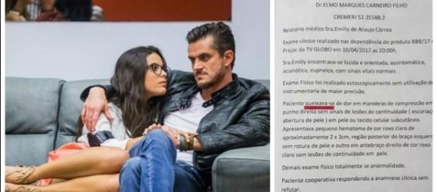 Exame de Emilly Aráujo vaza na web (Imagens: Reprodução Twitter) Exame de Emilly Aráujo vaza na web (Imagens: Reprodução Twitter)