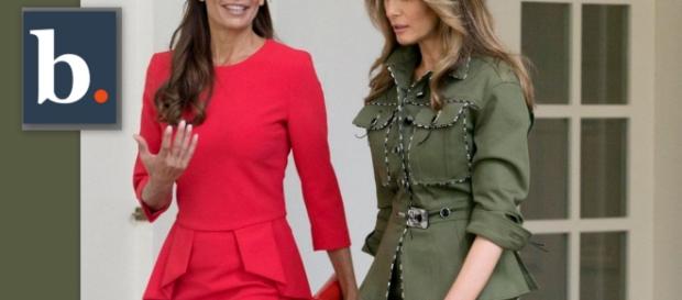 La primera dama de Argentina Juliana Awada lució tacones Aquazzura, esta marca demandó a Ivanka Trump supuestamente por copiar sus modelos La primera dama de Argentina Juliana Awada lució tacones Aquazzura, esta marca demandó a Ivanka Trump supuestamente por copiar sus modelos
