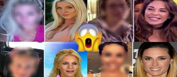 Les candidates de télé réalité avec et sans maquillage Les candidates de télé réalité avec et sans maquillage