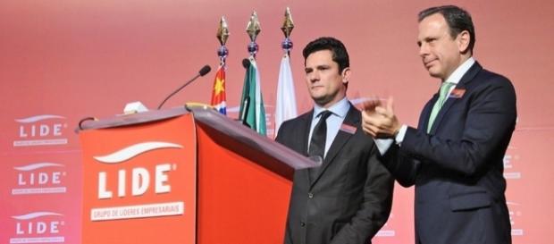 Prefeito de São Paulo, João Doria, fez fortes elogios ao juiz Sérgio Moro, durante entrevista à emissora de TV Prefeito de São Paulo, João Doria, fez fortes elogios ao juiz Sérgio Moro, durante entrevista à emissora de TV