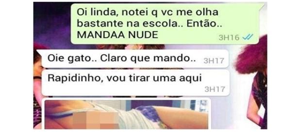 Rapaz pedindo um nudes e recebendo em questão de pouco tempo Rapaz pedindo um nudes e recebendo em questão de pouco tempo